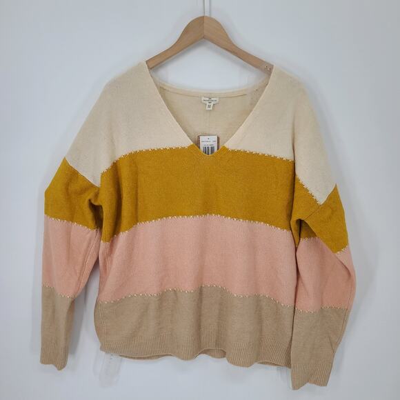 Mason and Belle striped sweater Stitch Fix super soft size XXL, NWT Cozycore - Picture 2 of 7